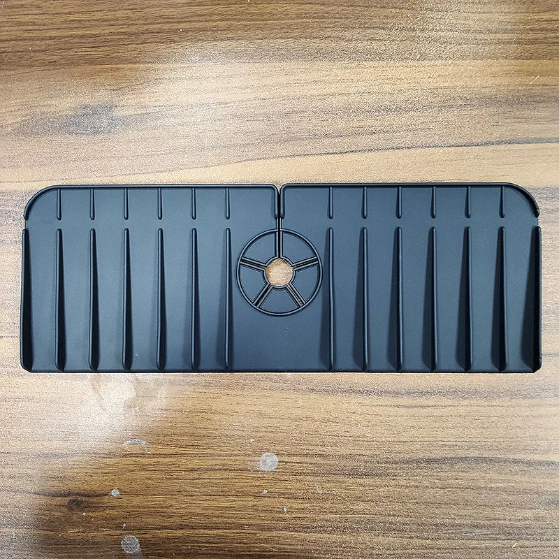 Custom Splash Faucet Water Catcher Mat Kitchen Sink Splash Guard Silicone Faucet Mat