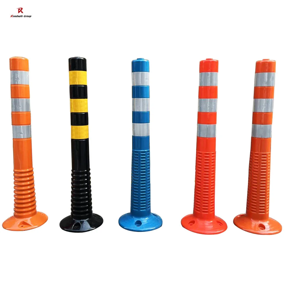 20 years manufacturer new material PU orange pvc flexible traffic road delineators