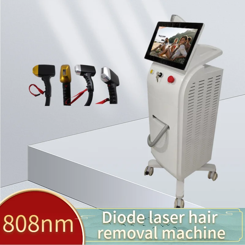 2024 New Technology And Best Selling 1200W-2400W Big Power Hair Removal Machine 3 Waves 1064 755 808