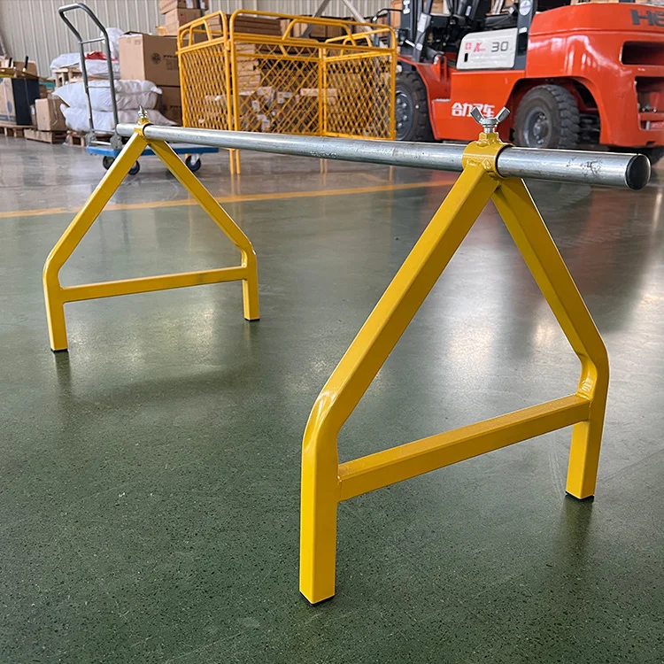 A-frame Cable Drum Stand folds flat for storage will fit in all vans cars A frame Universal Cable Drum Dispenser