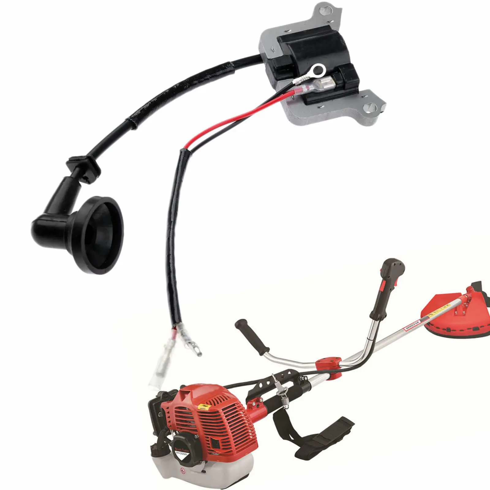 L&P 43CC 52CC 40-5 Brush Cutter Ignition Coil 62mm for Trimmer 44-5 CG430 CG520