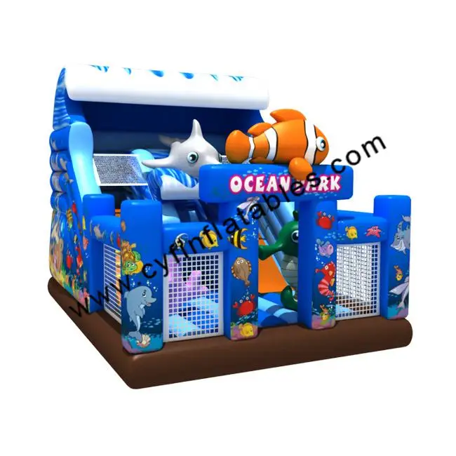 Commercial bounce castle inflatable bouncer with slides combo playground jumping bouncy house for kids and adults