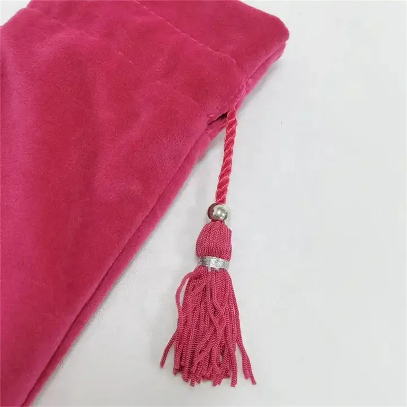 Chuanghua  Tassel  Rope  Velvet  Bag  Jewelry  Gift  Bag  Velvet Dust  Bag