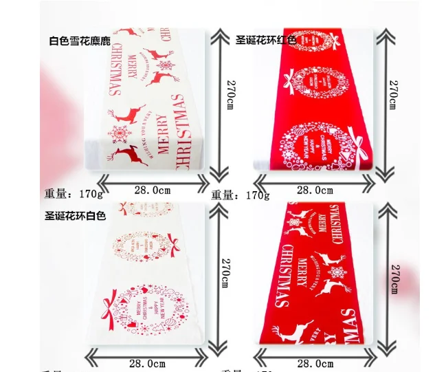 
Wholesale custom cotton linen party farmhouse table decoration christmas table runner 