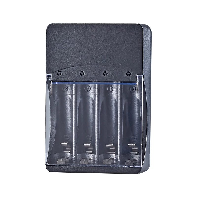 US Plug With transparent cover 4 Slots Aa ni-mh Battery Charger Remote Control 1.2V Aaa Lithium 9v Battery Charger
