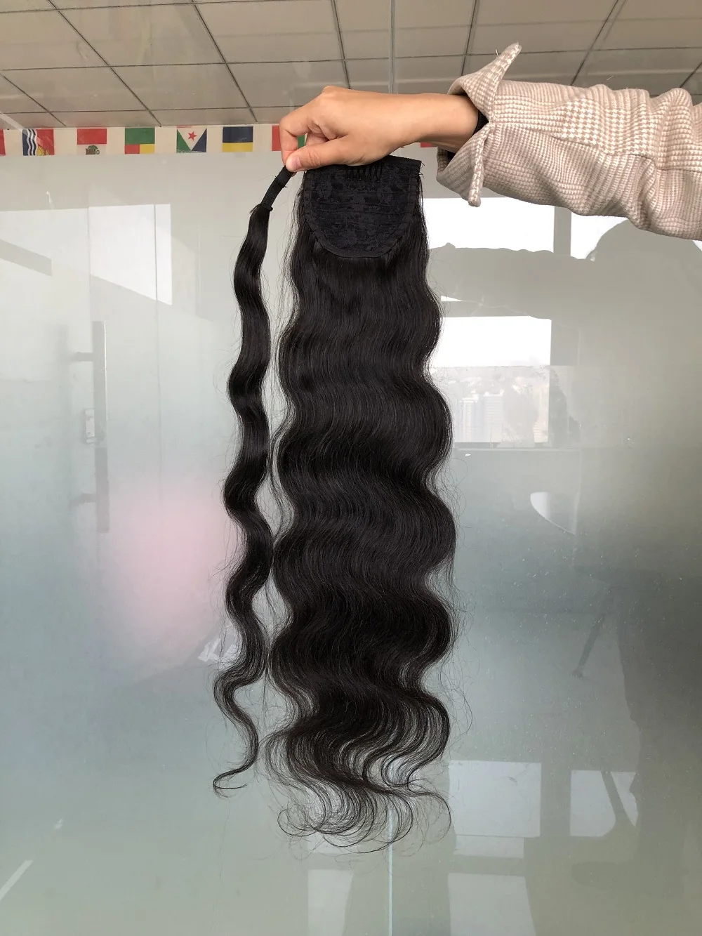 Kinky Curly Drawstring Ponytail Human Hair Ponytails Cheap 100 Grams 130grams 200grams 100% Remy Straight Brazilian Hair