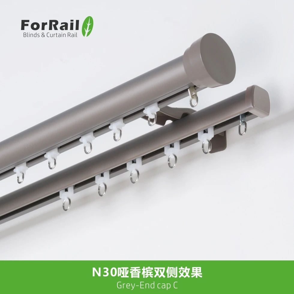 Hot sale high end polished metal rod pipe decorative curtain rods & forrail