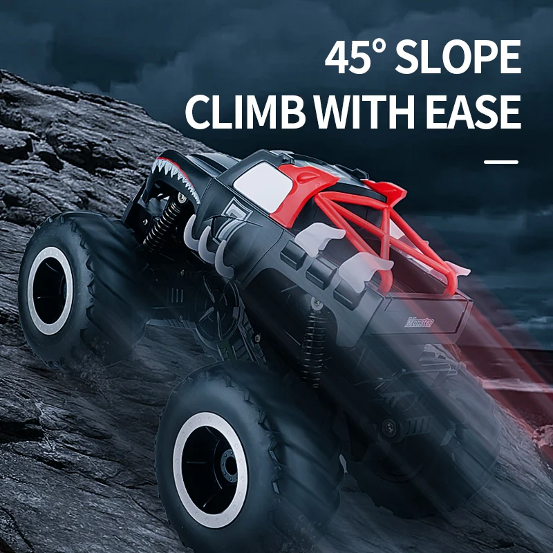 Amphibious off-road climbing vehicle with large stunt drift 360 degree rotary remote control car