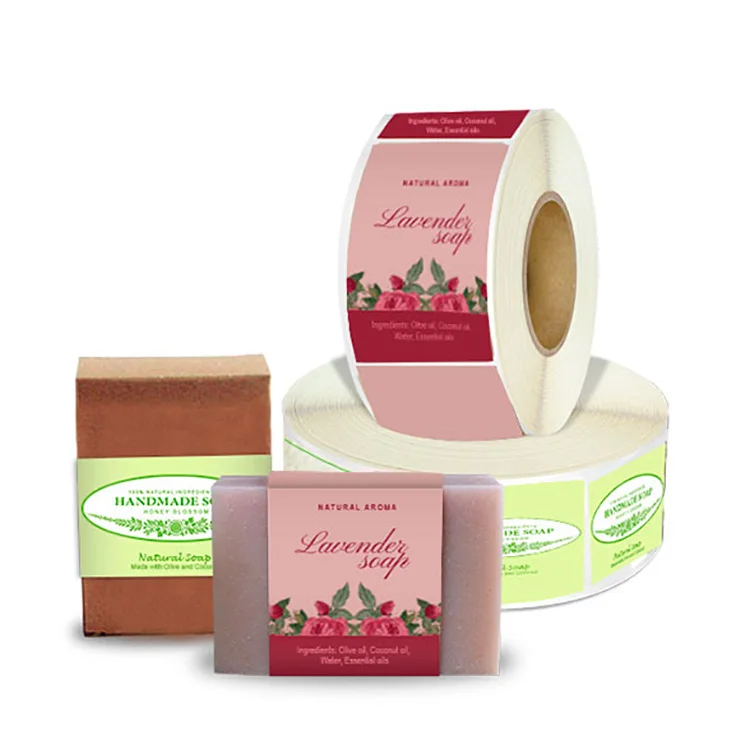 Manufacturer custom soap sticker label  vinyl logo label stickers,adhesive waterproof custom sticker label with logo printed