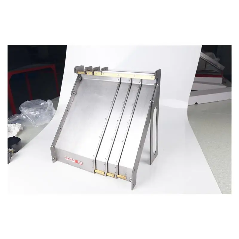 Superior Quality Cnc Steel Telescopic Cover Rubber Strips Telescopic Steel Covers