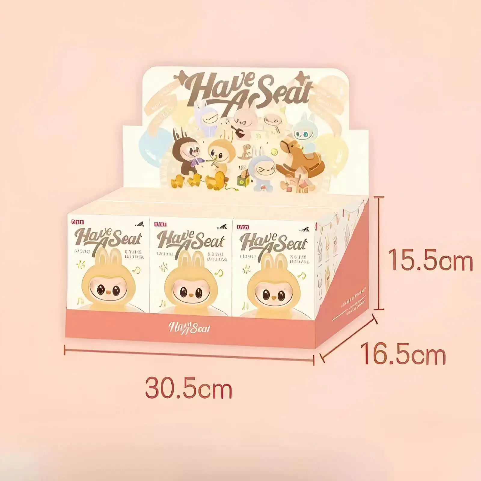 New arrival original V1 V2 labubu toys clothes blind box Random 6-piece combo price includes hidden styles labubu toys dolls