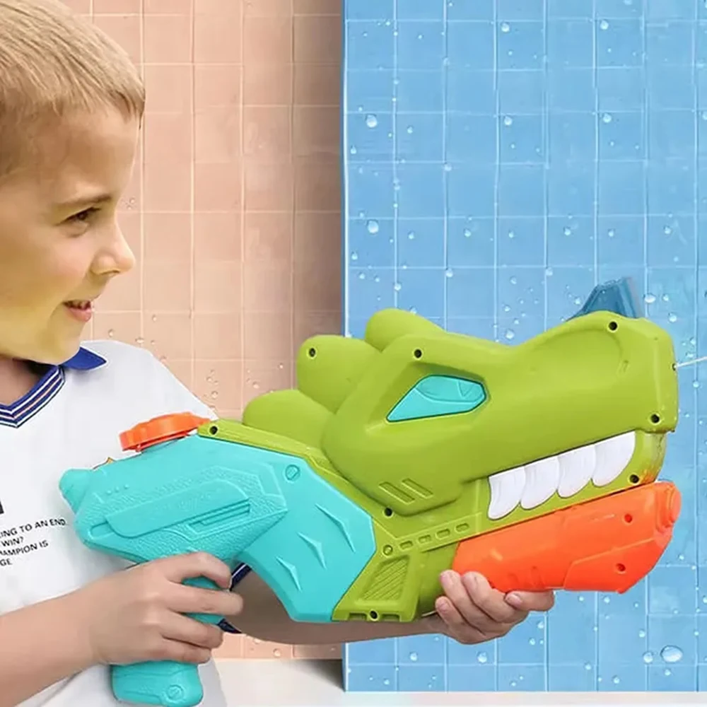 Dinosaur Water Gun Plastic Toy Kids Shooting Battle Water Gun With Ultra Large Capacity Children Summer Toy Water Game