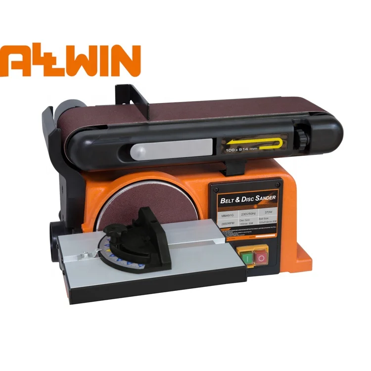 Home use fast delivery woodworking disc sander compact belt sander grinder