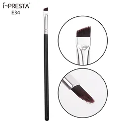 IPRESTA Best Dense Precise Super Thin Makeup Brush One Single Angled Makeup Eyebrow Brush Black For Artist
