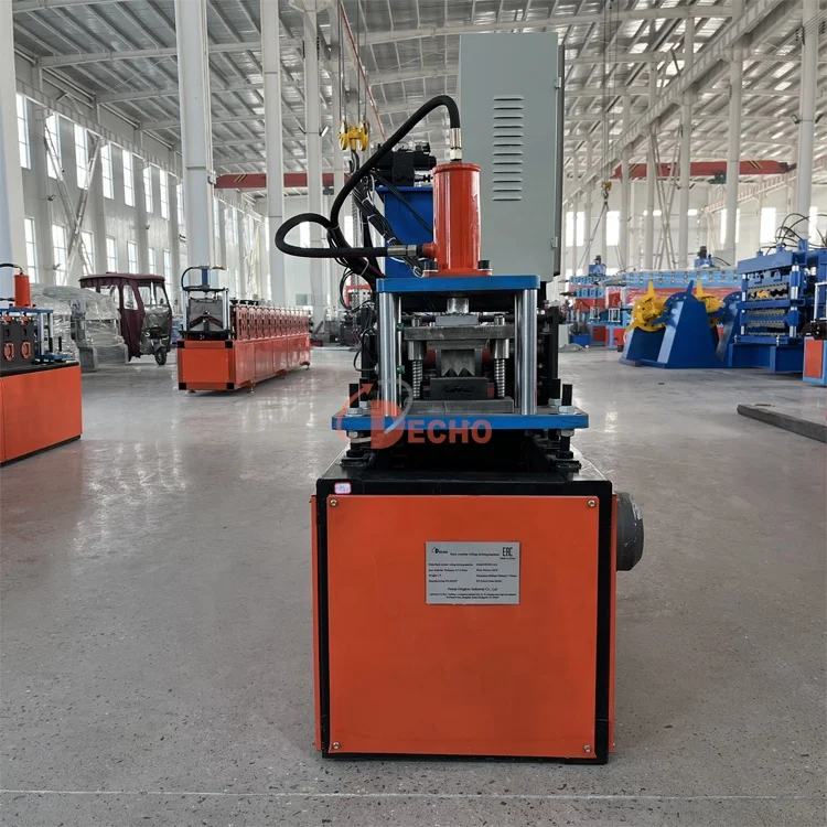 Heavy Duty Storage Rack Pallet Step Beam Roll Forming Machine Shelf Frame Forming Machine For Supermarket