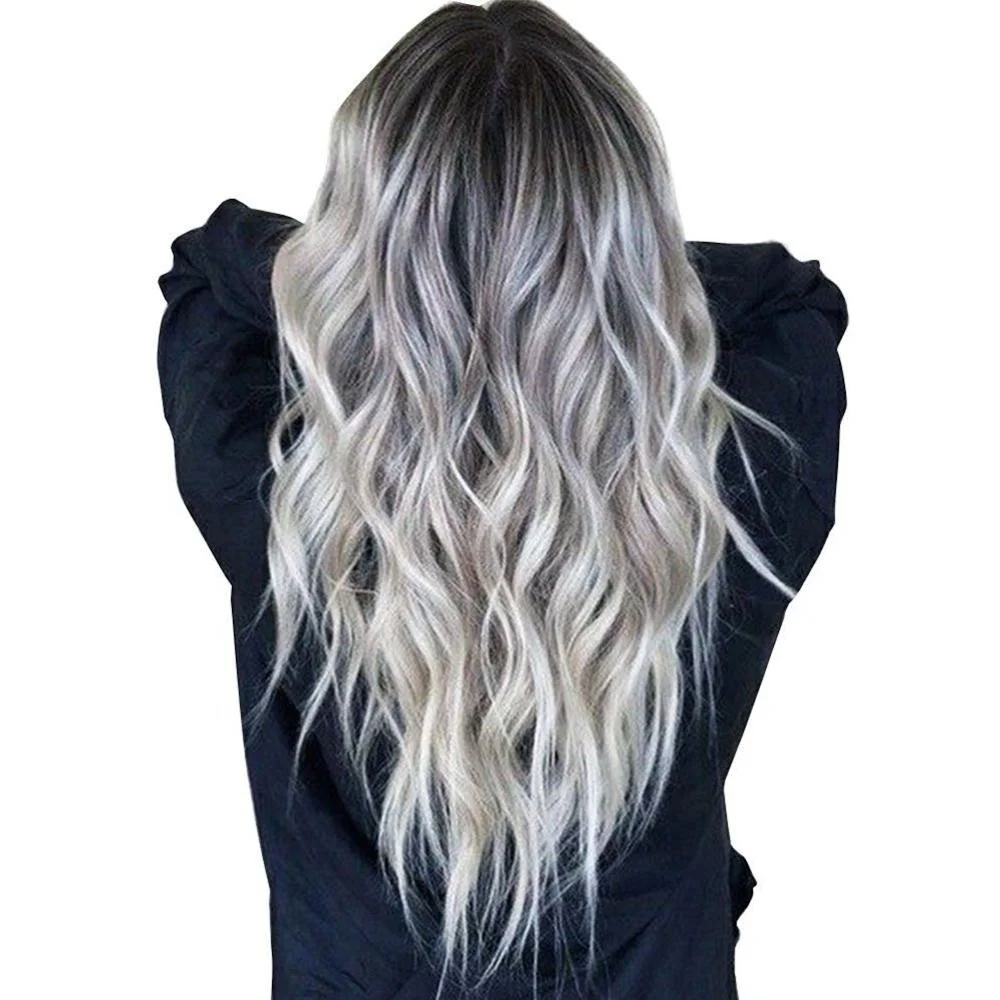 
Curly Wig Glueless Full Lace Wigs Women Ladies Indian Remy Hair Lace Front OZ 