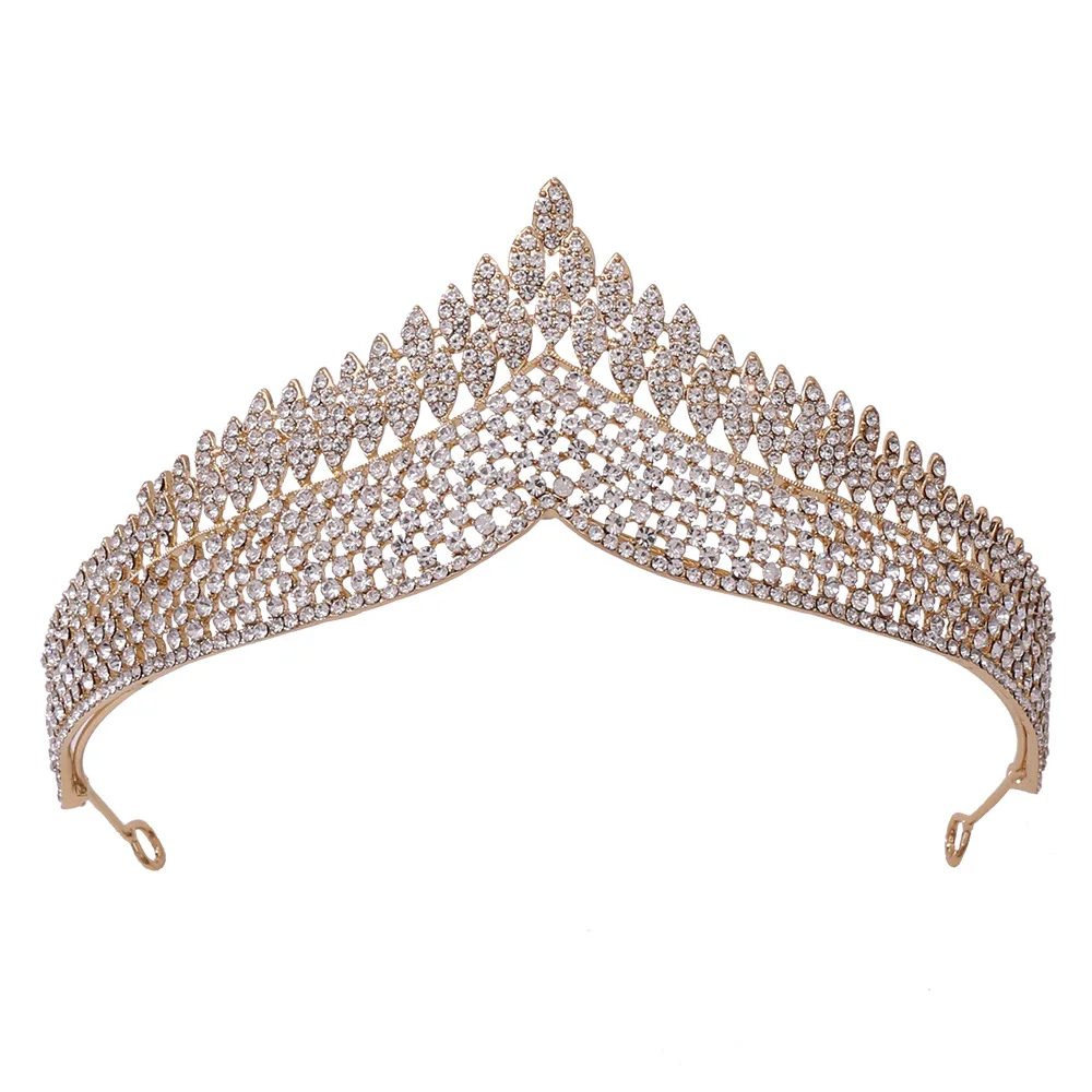 Rosa Bessie Popular Manufacturer Pageant Wedding Elegant Design Simple Style For Women Tiara