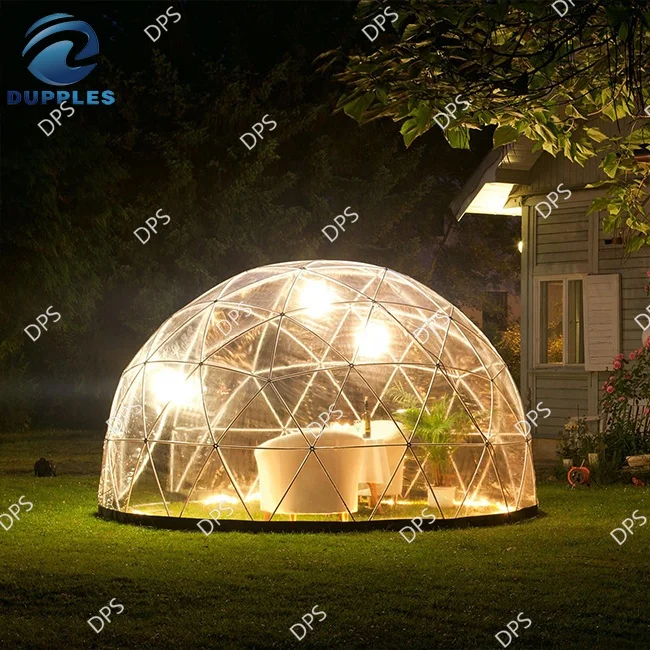 New Arrival Transparent Dome Tent Garden Igloo Geodesic Luxury Camping Dome Tent