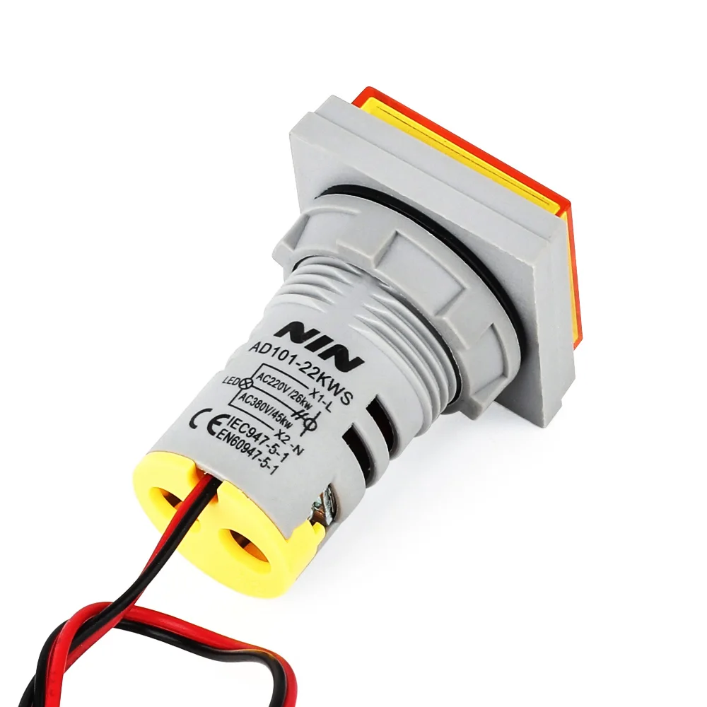 22mm yellow indicator power meter