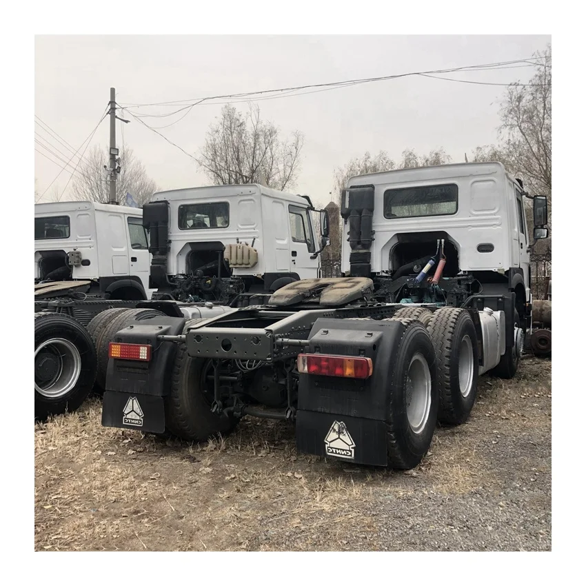  Б/у дизельный двигатель 375HP прицеп грузовик Howo 6x4 трактор