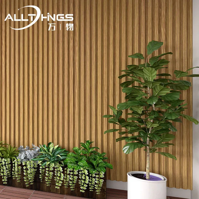 gfrc Saudi Arabia Grille Background PVC bamboo decorative design moulding wpc fluted outdoor wall panel