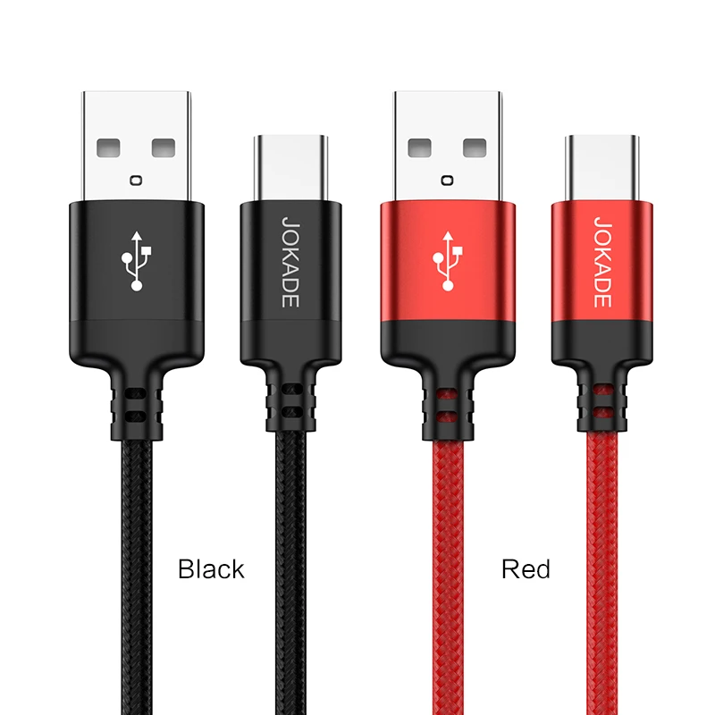 KAKUSIGA&JOKADE 2023 hot selling 2m long USB braided wire data cable smart  fast charging Data Cable