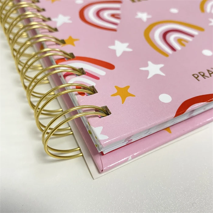 2021 New Design Colorful Small Square Rectangular Planner Agenda Notebook kawaii notebook