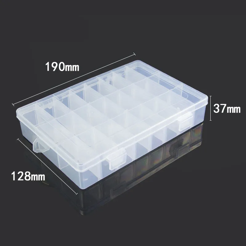 Hard Plastic Storage Case Box Plastic Fishing Lure Hook Bait Fishing Tackle Lure Hooks Box