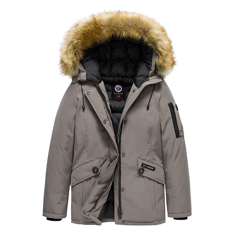 Midlength Thermical Men Winter Jacket Italy Coat Waterproof Talle Pluz Size Men Quality Autumn Vintage padded down Parka For Men