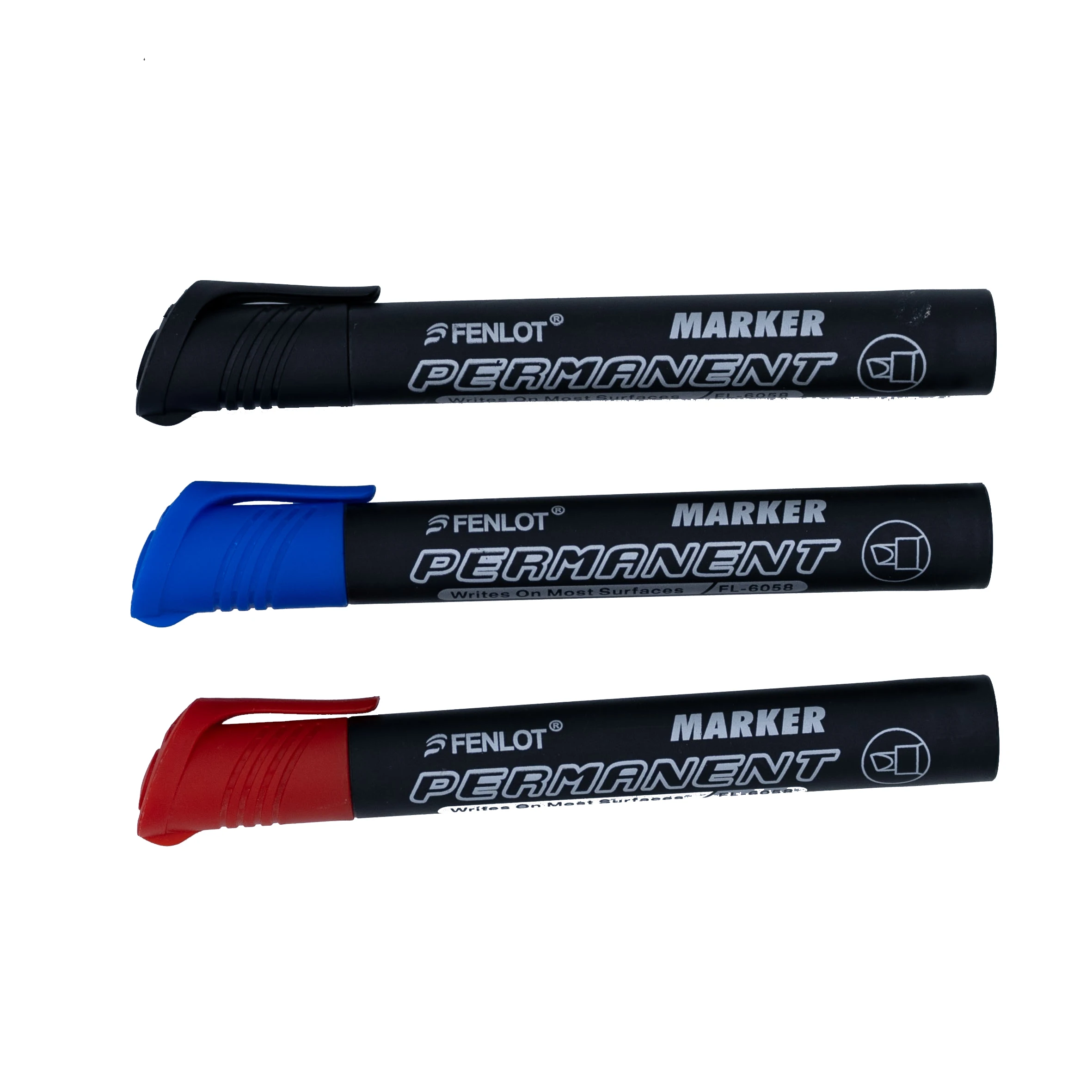 Fenlot 4 pcs set Promotional Non Toxic alcohol permanent marker pen international color waterproof permanent marker for office