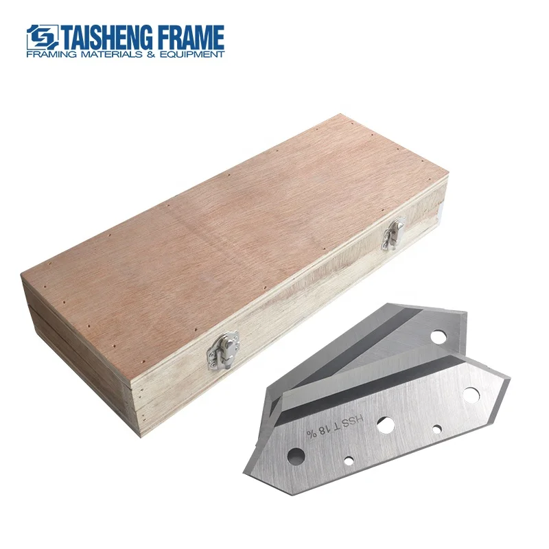 TS-B12 Stainless steel framing guilliotine blade for frame joint machine HSS saw blade for wood cutting  machine