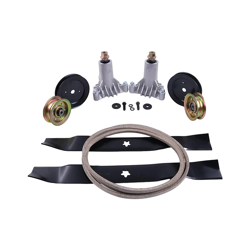 Full Deck Rebuild Kit 134149 130794 144959 173436 Compatible with LT1000 LT2000 42 inches Deck Spindle Blades Belts bolts set