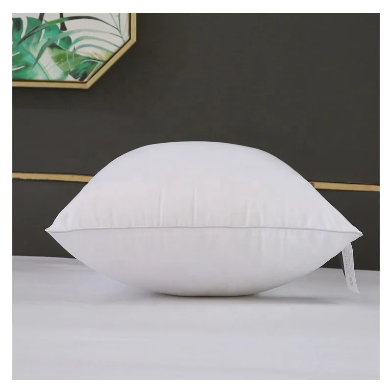 100% Polyester Fluffy Cheap Duck Feather Hotel Memory Pillow