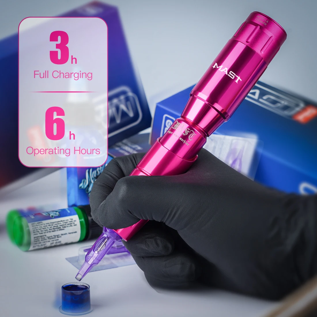 Mast Battery Wireless Rotary Tattoo Pen Machine Tattoo Pen Machine For Permanent Make Up