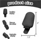 LBB Ticket Card Clip Eyeglasses Mount Magnetic Leather Glasses Eyeglass Hanger Clip Sunglasses Holders for Car Sun Visor