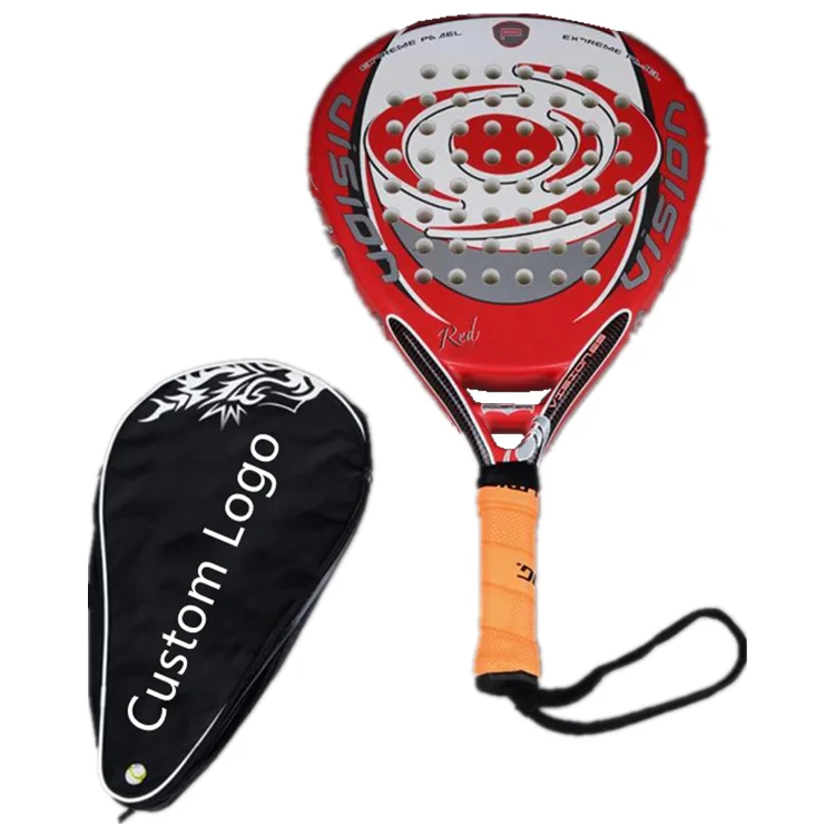 New Product High Quality Custom Design Soft Eva Face Padel Rackets Carbon Fiber Padel Tennis Racket For Adult