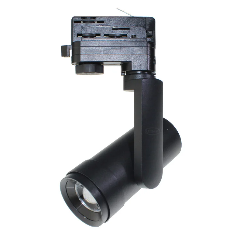 LEDEAST COB 15W 25W 35W 3 Phase High Lumens Boutique Dimmable Zoomable LED Track Lights for Museu And Showroom