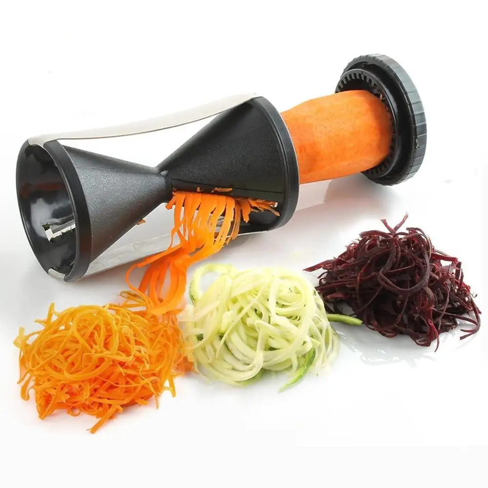 Amazon Hot Sale Spiral Vegetable Slicer, Vegetable Spiralizer and Cutter carrot slicer zucchini pasta noodle spaghetti maker