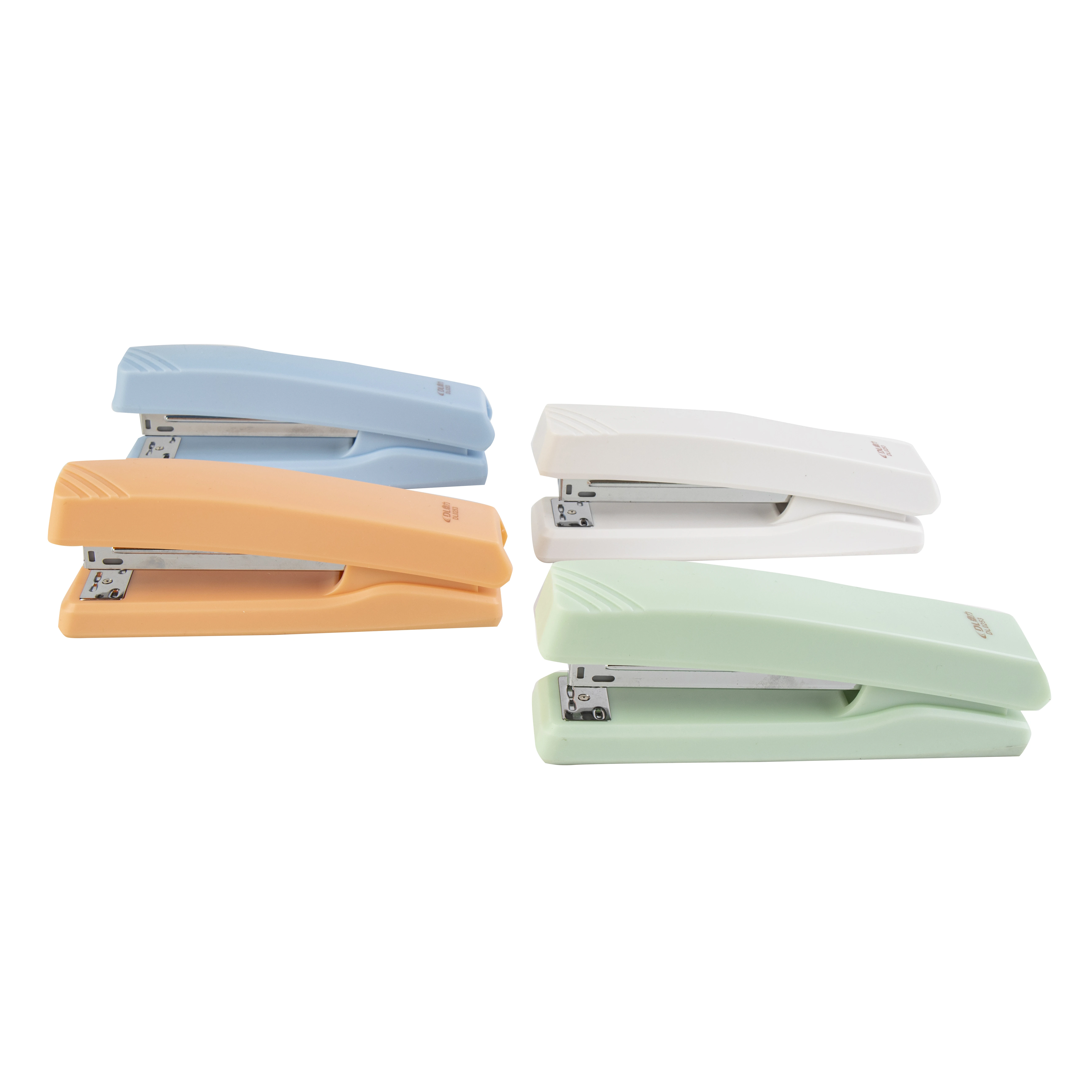 Manufacturer fashion color box packaging color student office stapler 24/6