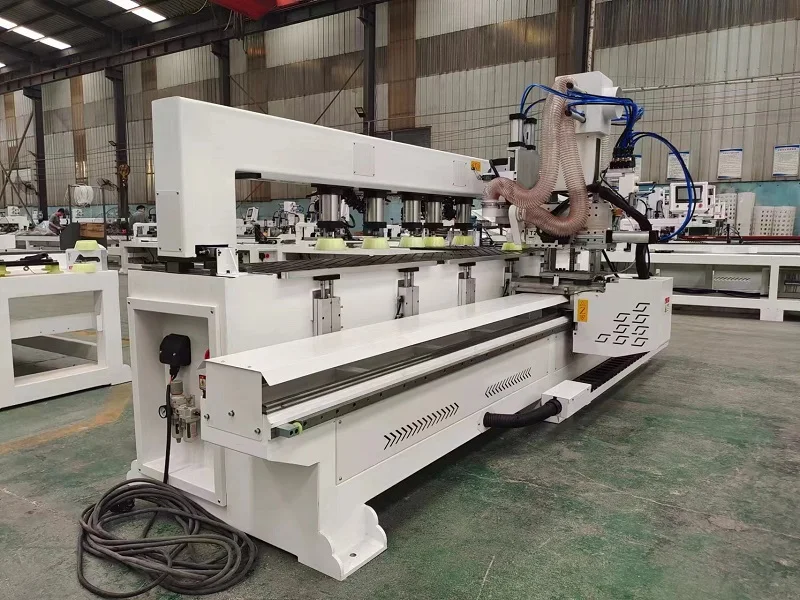 cnc milling vertical cabinet invisible three hinges drilling machine wood bar multi spindle drilling milling machines