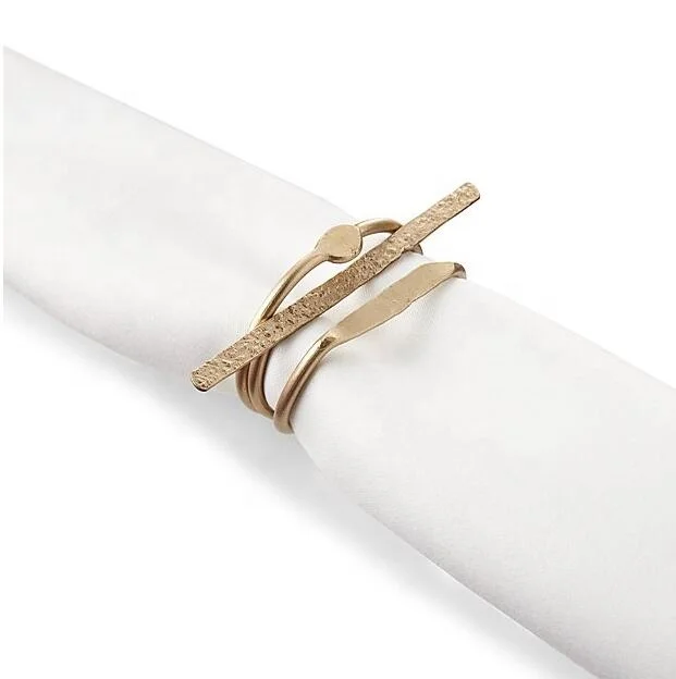 Dainty Napkin Rings, Set of 3