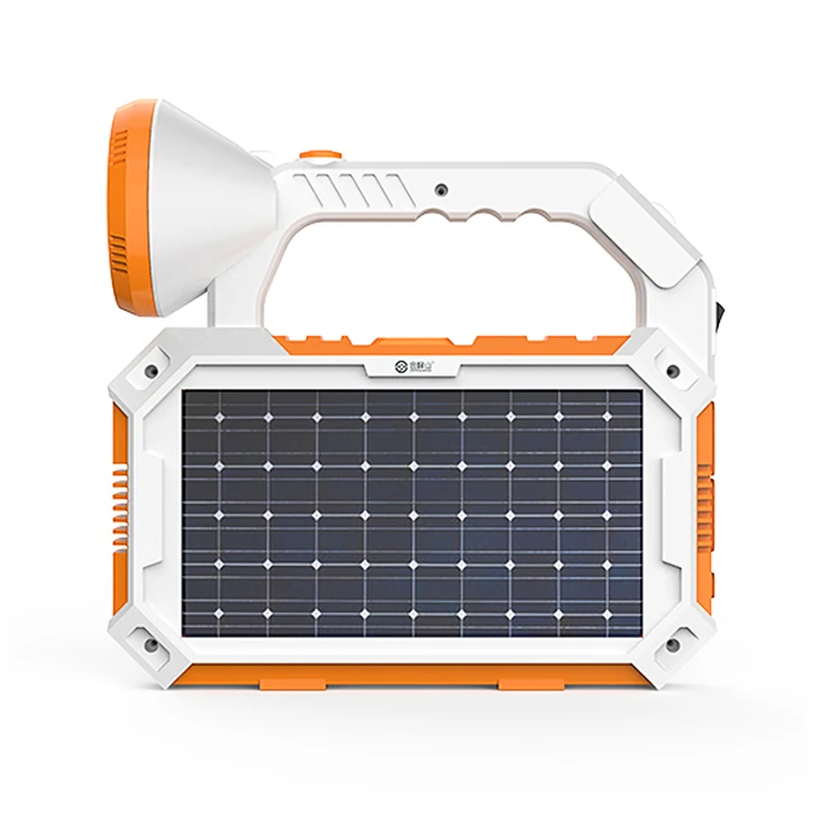 2021 New Style 20W Solar Energy Searchlight White Color Handheld Searchlight