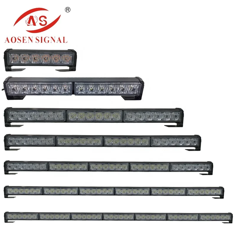 CH-600 red blue truck 6led emergency strobe traffic warning flashing light bar