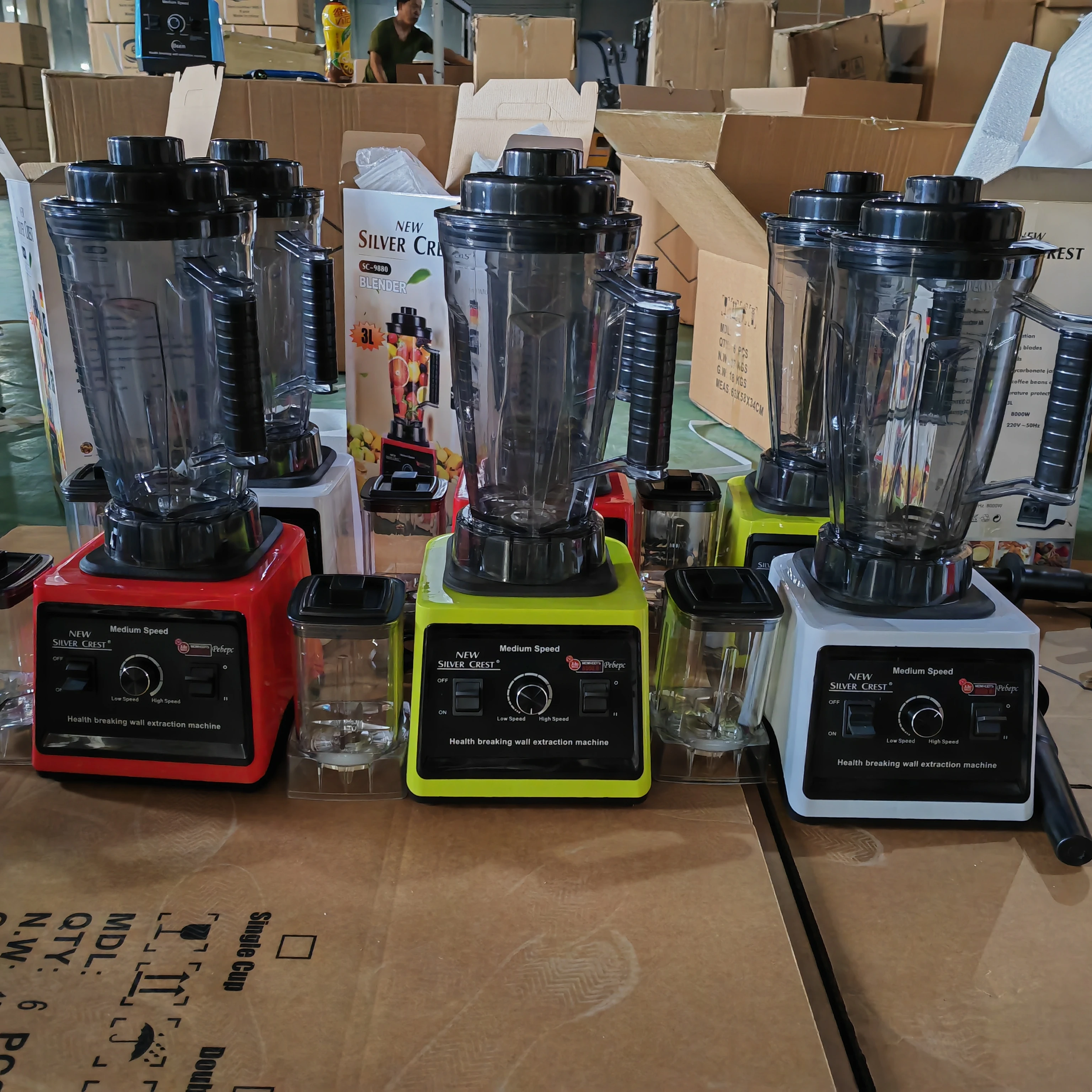 Заводской высококачественный блендер для смузи 8000 Вт 3 литра 2 в 1 Мощная