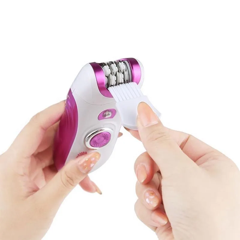 Rozia  2 in 1 Ladies Facial Hair Trimmer Professional Epilator Electric Body Face Hair Remover for Face Epilator for women