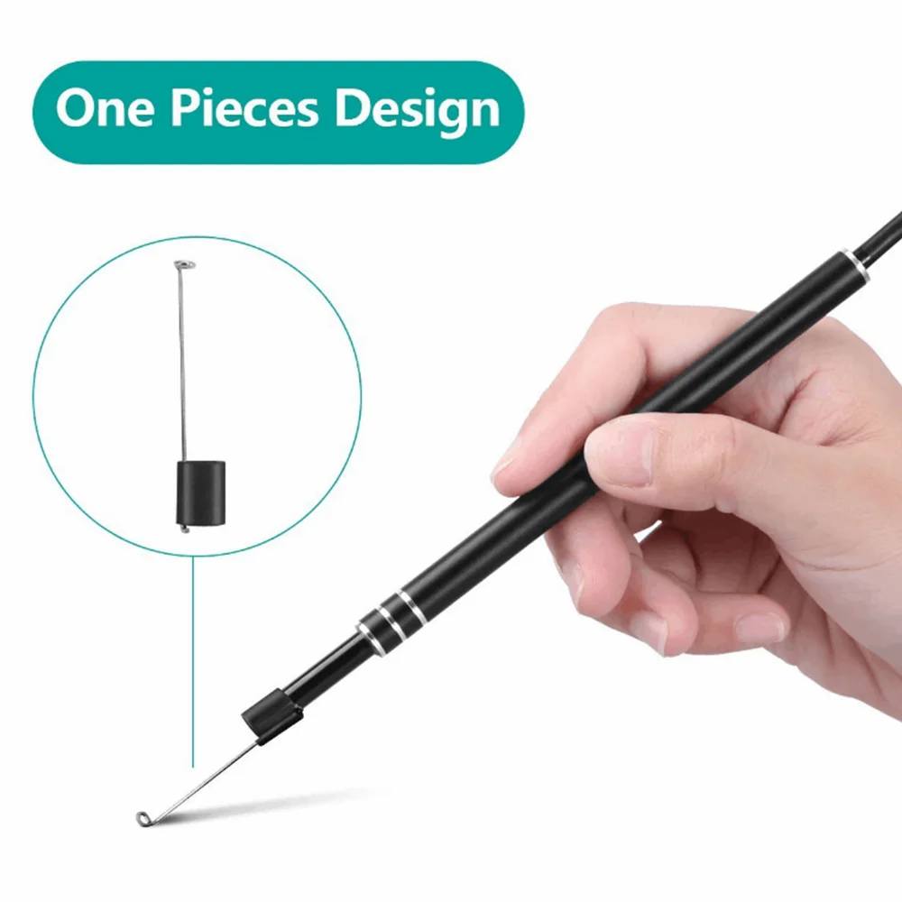 USB Ear Cleaning Endoscope 3 in 1 Otoscope camera Borescope Inspection Camera Waterproof Visual earpick with 6 LED lights