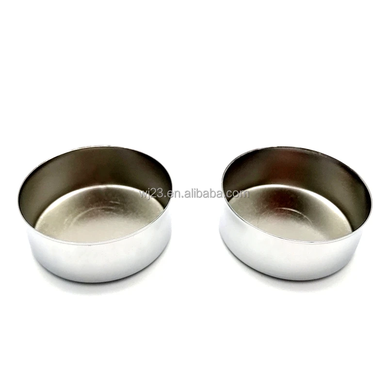 Style Foil metal tealight cup colored votive metal candle holder gold