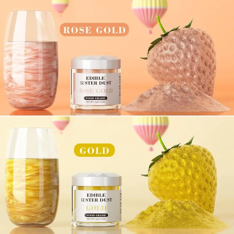 YAYANG E171 Free Edible Luster Dust Mica Powder for Candy Hookah Sprinkle