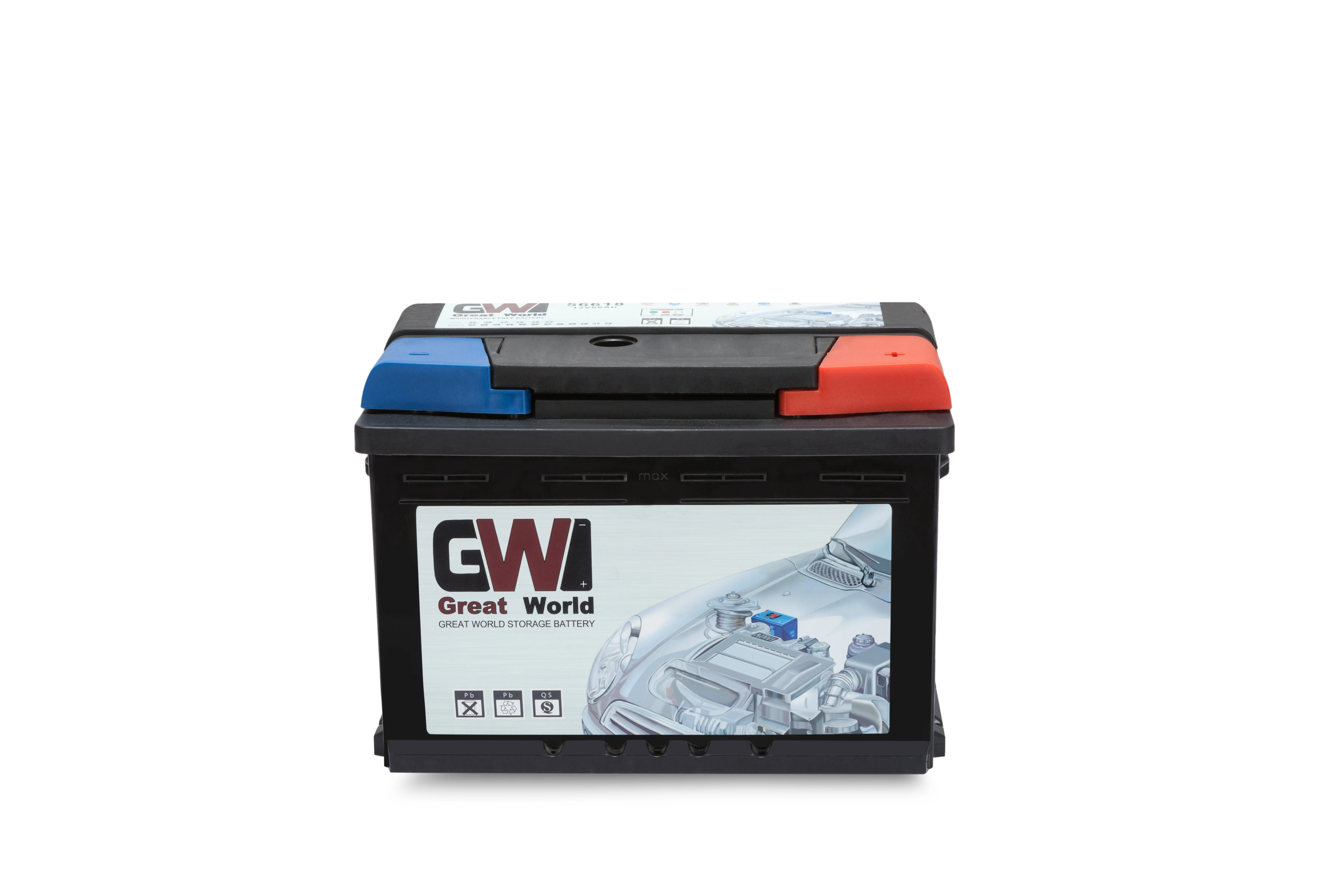 12V (AGM) battery 6-QTF-70 start stop car battery 70ah low self-discharge technology