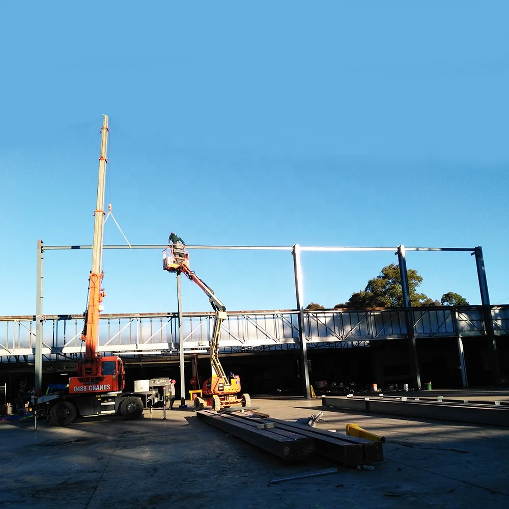 insulated prefabricated steel structure warehouse building